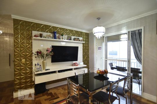Sala de apartamento à venda com 3 quartos, 72m² em Vila Carrão, São Paulo