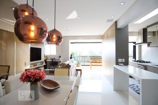 Sala de apartamento à venda com 2 quartos, 90m² em Alphaville Empresarial, Barueri