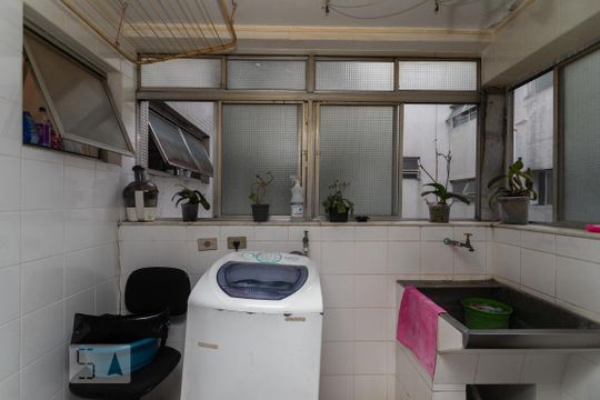 Área de Serviço de apartamento à venda com 2 quartos, 82m² em Vila Hamburguesa, São Paulo