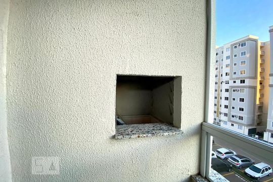 Sacada da Sala com Churrasqueira de kitnet/studio para alugar com 2 quartos, 45m² em Vila Rosa, Novo Hamburgo