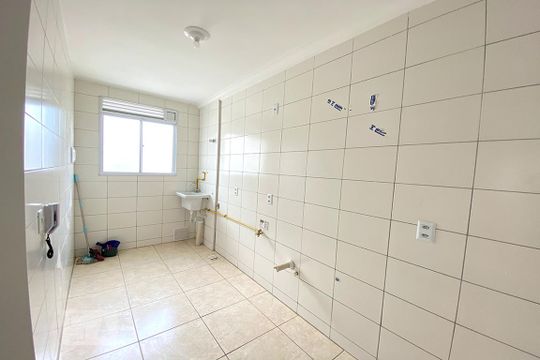 Cozinha de apartamento para alugar com 2 quartos, 45m² em Vila Rosa, Novo Hamburgo