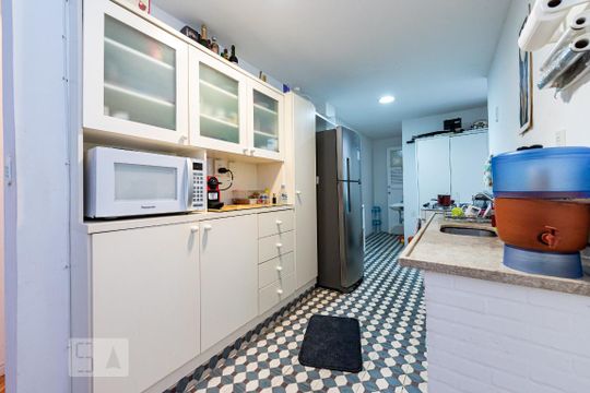 Cozinha de apartamento à venda com 2 quartos, 80m² em Leblon, Rio de Janeiro