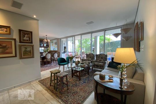 Sala de Estar de casa para alugar com 5 quartos, 412m² em Jardim Leonor, São Paulo