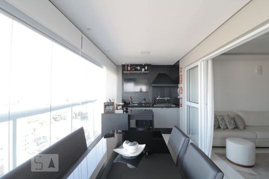 varanda de apartamento à venda com 3 quartos, 130m² em Tatuapé, São Paulo