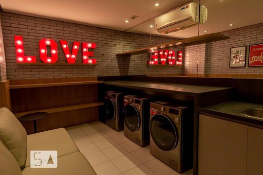 Área comum - Lavanderia de kitnet/studio à venda com 1 quarto, 21m² em Centro, São Paulo