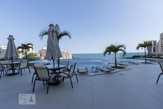 Área comum - Piscina de apartamento para alugar com 1 quarto, 59m² em Rio Vermelho, Salvador