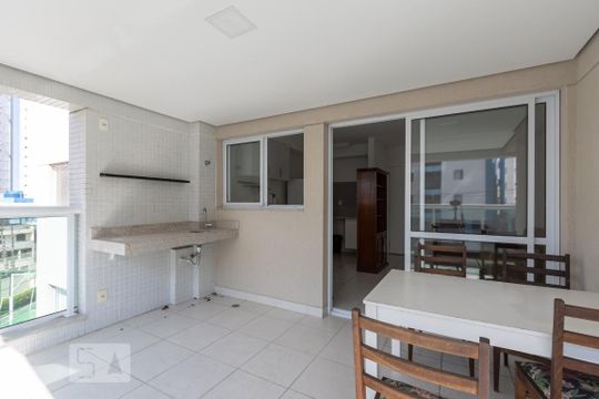 Varanda da Sala de apartamento para alugar com 1 quarto, 59m² em Rio Vermelho, Salvador