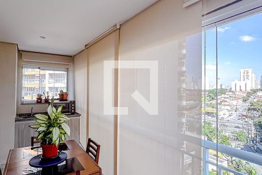 Varanda de apartamento à venda com 1 quarto, 49m² em Tatuapé, São Paulo