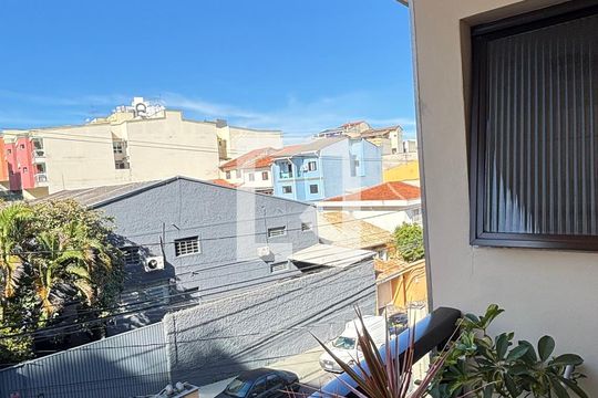 Varanda da Suíte  de apartamento à venda com 3 quartos, 86m² em Jardim Bela Vista, Santo André
