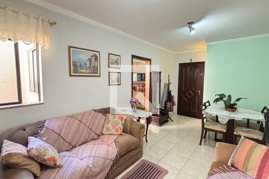 Sala  de apartamento à venda com 3 quartos, 86m² em Jardim Bela Vista, Santo André