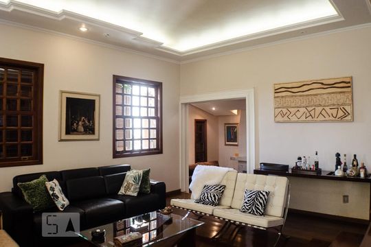 Sala de casa à venda com 4 quartos, 450m² em São Bento, Belo Horizonte