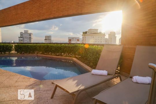 Piscina de kitnet/studio à venda com 1 quarto, 32m² em Jardim Paulista, São Paulo