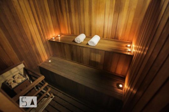 Sauna de kitnet/studio à venda com 1 quarto, 32m² em Jardim Paulista, São Paulo