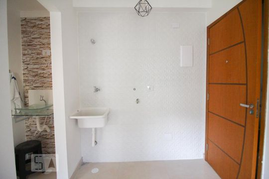 area de serviço de kitnet/studio à venda com 1 quarto, 26m² em Chora Menino, São Paulo