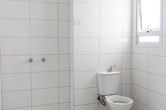 Banheiro de apartamento para alugar com 2 quartos, 40m² em Jardim Santa Emilia, São Paulo