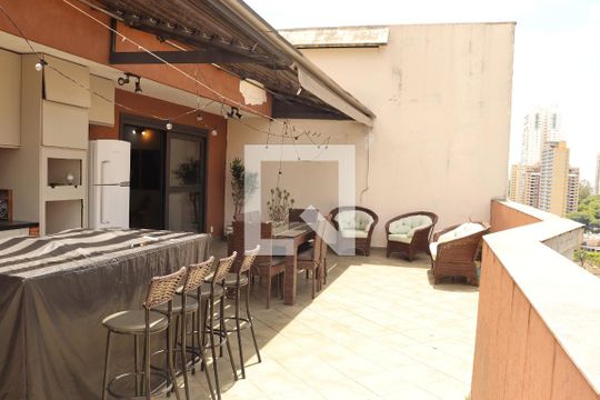 Varanda gourmet de apartamento à venda com 4 quartos, 264m² em Alphaville Industrial, Barueri