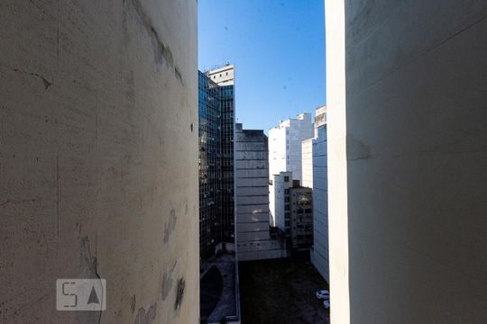 vista do Quarto / Sala de apartamento à venda com 1 quarto, 35m² em Centro, Niterói