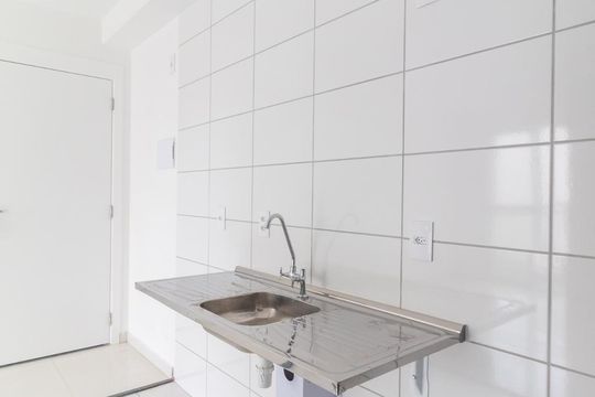 Cozinha de apartamento à venda com 2 quartos, 50m² em Jardim Brasília (zona Leste), São Paulo
