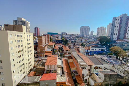 Vista da Suite de apartamento à venda com 2 quartos, 80m² em Vila Esperança, São Paulo