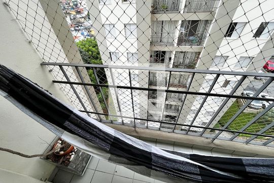 Varanda da Sala de apartamento para alugar com 2 quartos, 50m² em Vila Dionisia, São Paulo