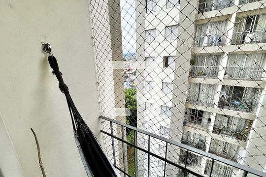 Varanda da Sala de apartamento para alugar com 2 quartos, 50m² em Vila Dionisia, São Paulo