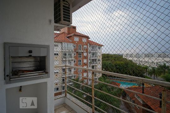 Sala - Varanda de apartamento para alugar com 2 quartos, 58m² em Igara, Canoas