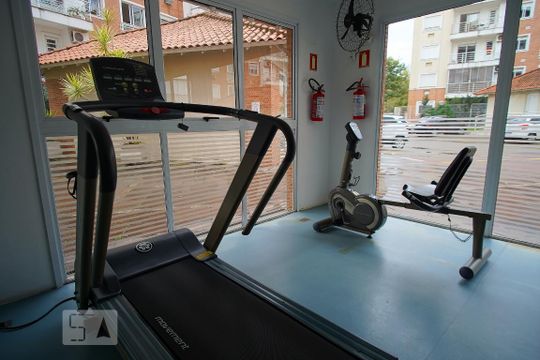 Área comum - Academia de apartamento para alugar com 2 quartos, 58m² em Igara, Canoas