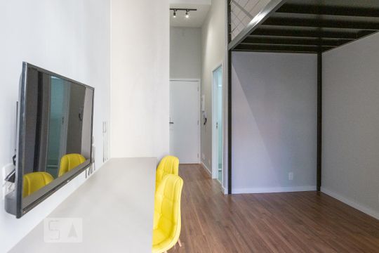 Sala de kitnet/studio à venda com 1 quarto, 34m² em Perdizes, São Paulo