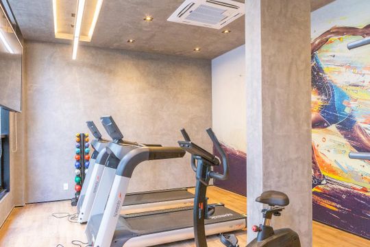 Área comum - Academia de kitnet/studio para alugar com 1 quarto, 34m² em Perdizes, São Paulo