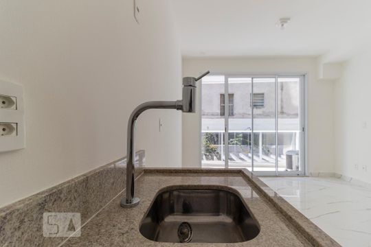 Cozinha - Pia de kitnet/studio à venda com 1 quarto, 32m² em Centro, São Paulo