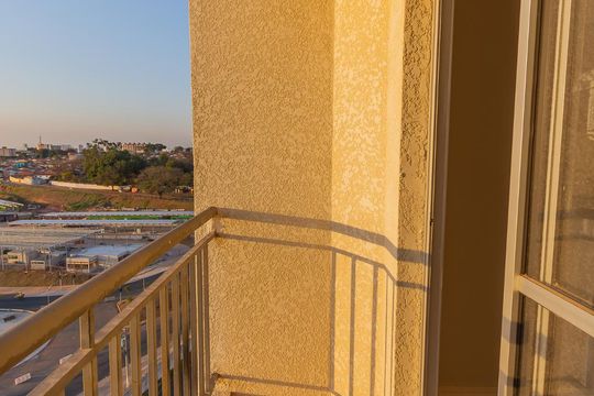 Varanda da Sala de apartamento à venda com 2 quartos, 54m² em Vila Mimosa, Campinas