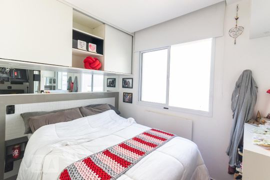 Quarto de apartamento à venda com 1 quarto, 36m² em Vila Angelina, São Bernardo do Campo