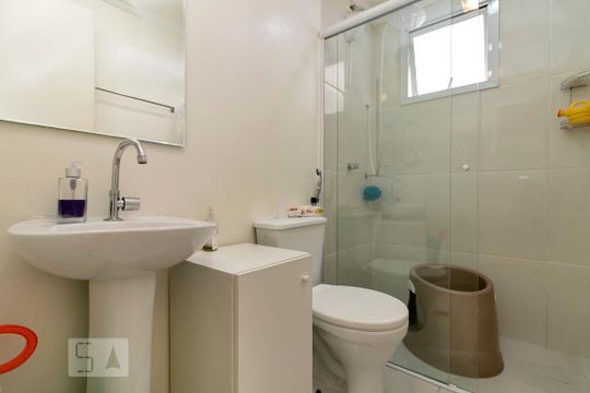 Banheiro de apartamento à venda com 3 quartos, 112m² em Jardim Maria Rosa, Taboão da Serra