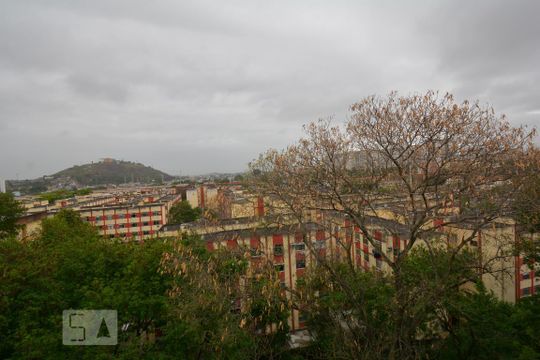 Vista da Sala de Estar de apartamento à venda com 2 quartos, 61m² em Del Castilho, Rio de Janeiro