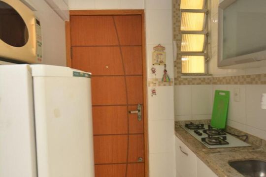Cozinha de kitnet/studio à venda com 1 quarto, 30m² em Glória, Rio de Janeiro
