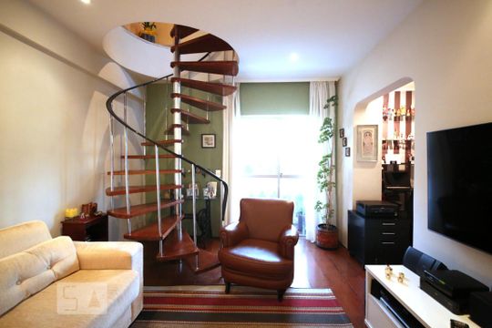 Sala de apartamento à venda com 2 quartos, 86m² em Vila Congonhas, São Paulo