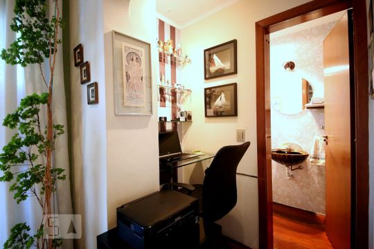 Escritório de apartamento à venda com 2 quartos, 86m² em Vila Congonhas, São Paulo