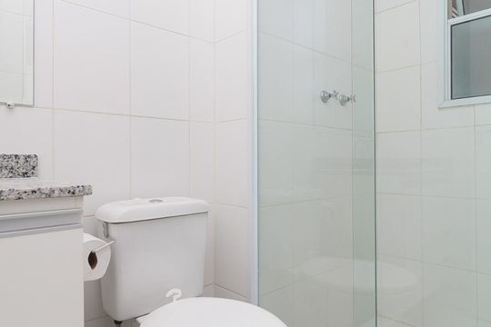 Banheiro da Suíte de apartamento à venda com 3 quartos, 76m² em Presidente Altino, Osasco