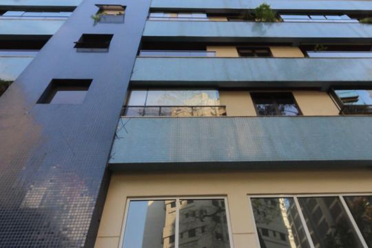 Fachada de apartamento para alugar com 1 quarto, 45m² em Vila Nova Conceição, São Paulo