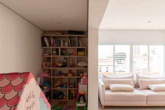 Área Comum - Brinquedoteca de apartamento para alugar com 2 quartos, 47m² em Vila Bertioga, São Paulo