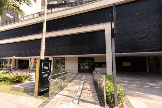 Fachada de apartamento para alugar com 1 quarto, 46m² em Marechal Rondon, Canoas