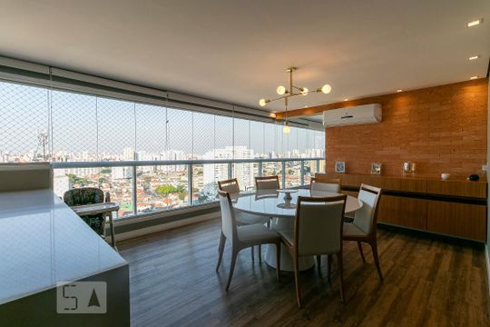 Varanda Gourmet de apartamento à venda com 3 quartos, 126m² em Parque São Jorge, São Paulo