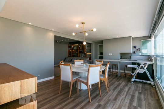 Varanda Gourmet de apartamento à venda com 3 quartos, 126m² em Parque São Jorge, São Paulo