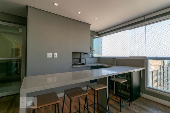 Varanda Gourmet de apartamento à venda com 3 quartos, 126m² em Parque São Jorge, São Paulo