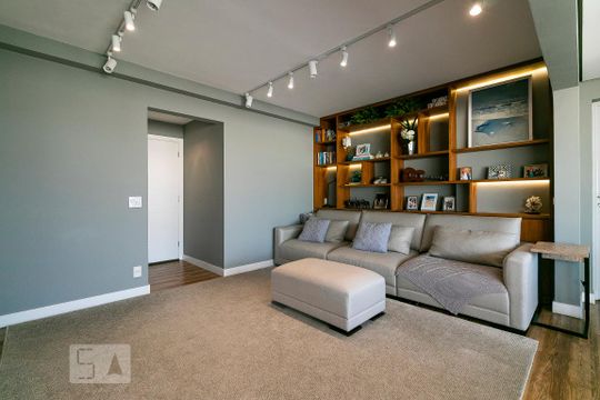 Sala de apartamento à venda com 3 quartos, 126m² em Parque São Jorge, São Paulo