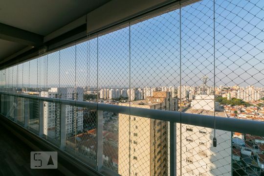 Varanda Gourmet - Vista de apartamento à venda com 3 quartos, 126m² em Parque São Jorge, São Paulo