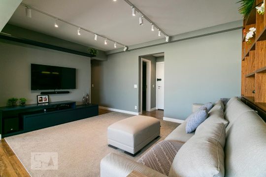 Sala de apartamento à venda com 3 quartos, 126m² em Parque São Jorge, São Paulo
