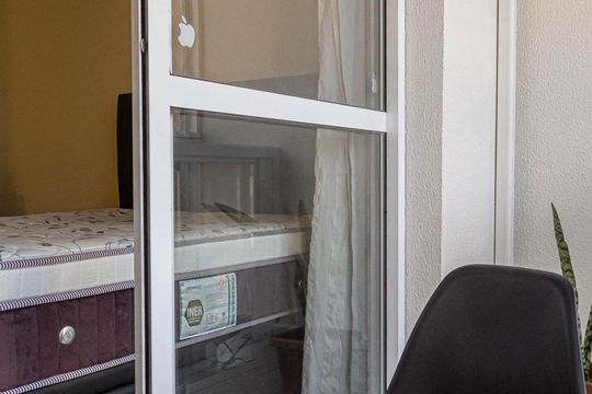 Varanda de kitnet/studio para alugar com 1 quarto, 35m² em Bela Vista, São Paulo