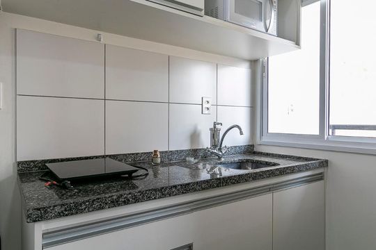 Cozinha - Armário de kitnet/studio para alugar com 1 quarto, 26m² em Brás, São Paulo