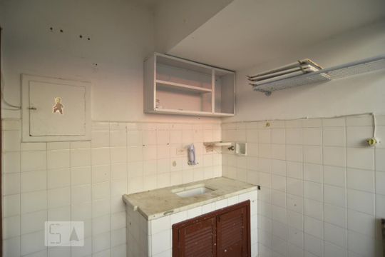 Cozinha e área de serviço de apartamento para alugar com 1 quarto, 32m² em Vila Prudente, São Paulo